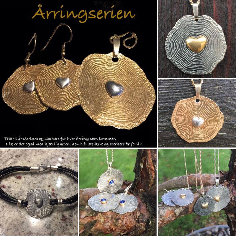 Årring anheng stort