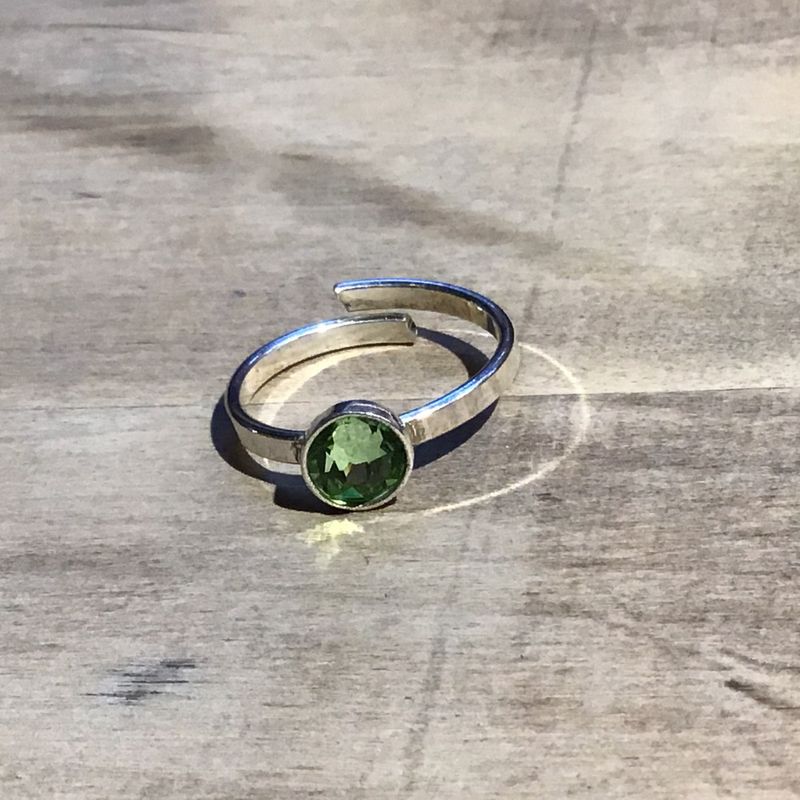 Ring med en stein