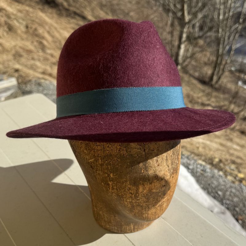 Bogart hatt burgunder