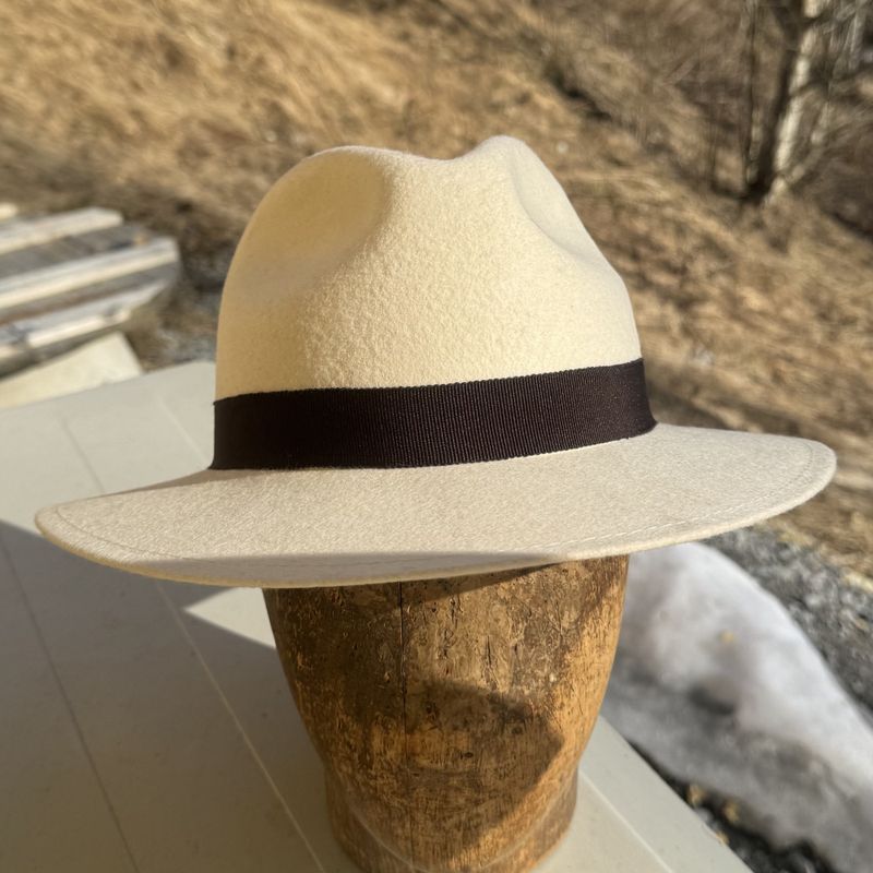 Bogart hatt krem hvit